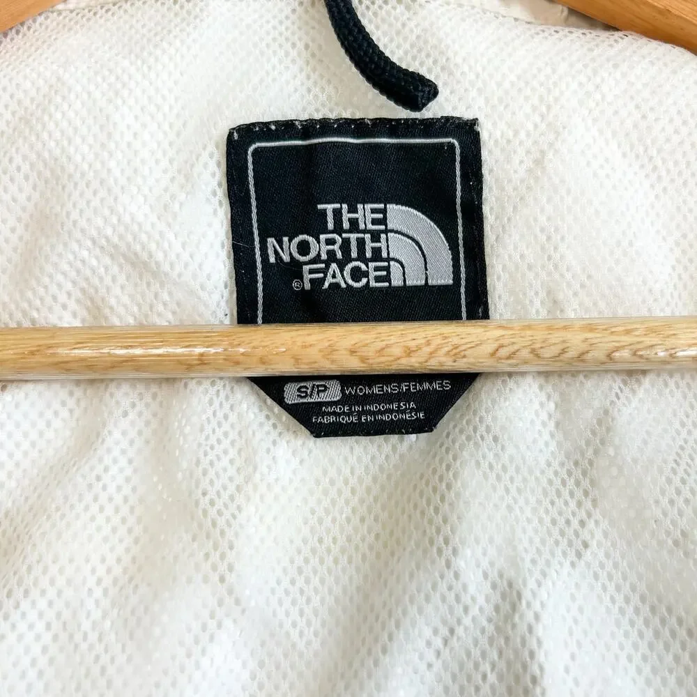 The North Face Women’s HyVent Waterproof Hooded Jacket White/Black Size Small